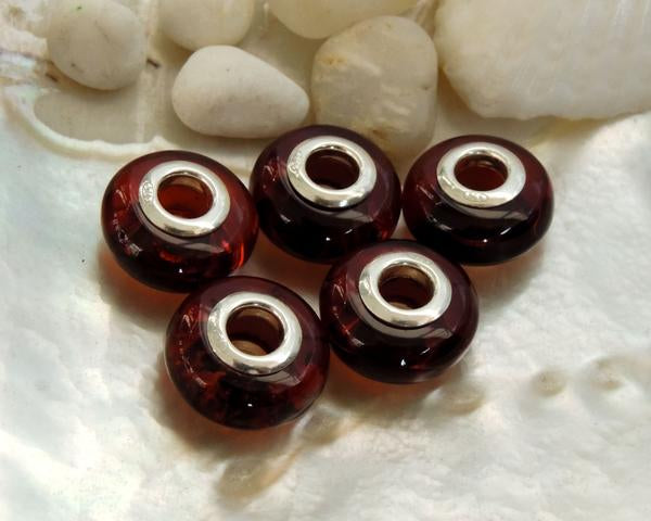 Smooth Cherry Amber Baltic Bead 5