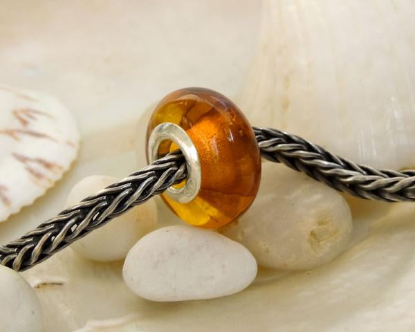 Smooth Cognac Amber Baltic Bead