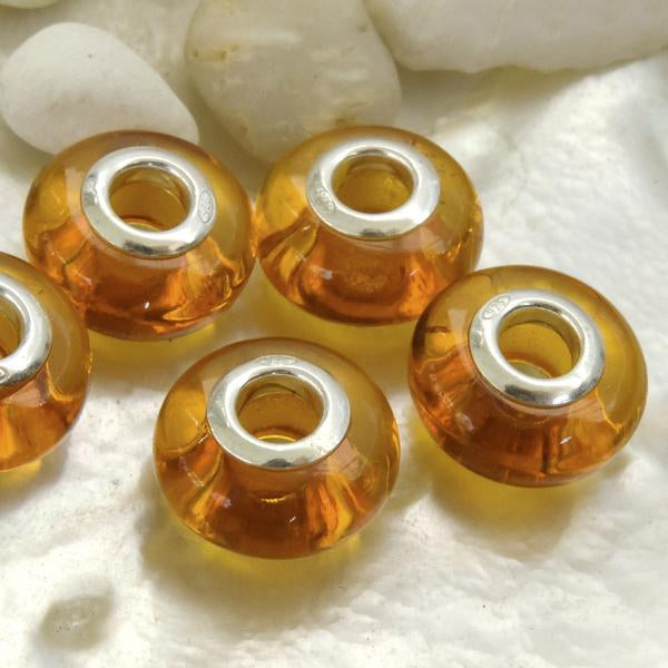 Smooth Cognac Amber Baltic Bead 4