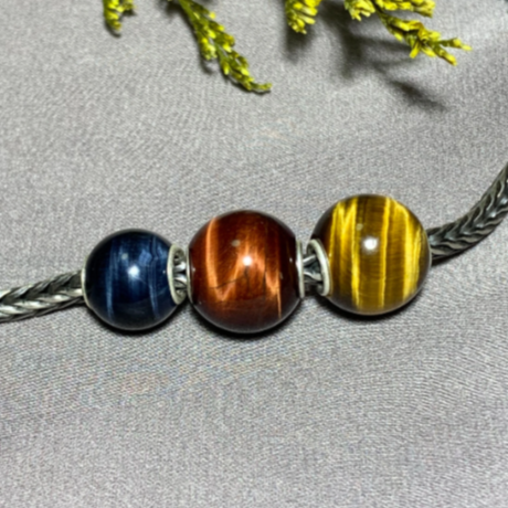 Tiger's Eye Mini Round Beads Red Brown Blue or Yellow Tiger's Eye Beads Ampearlbeads