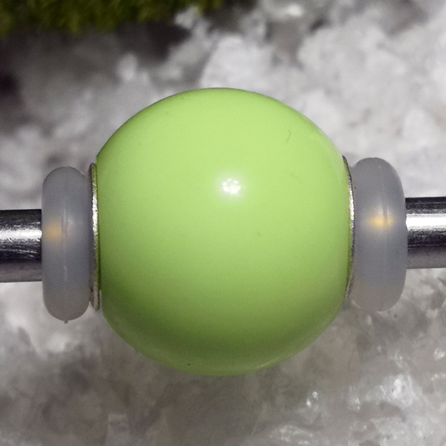 Mini Round Beads Lemon Bead 1