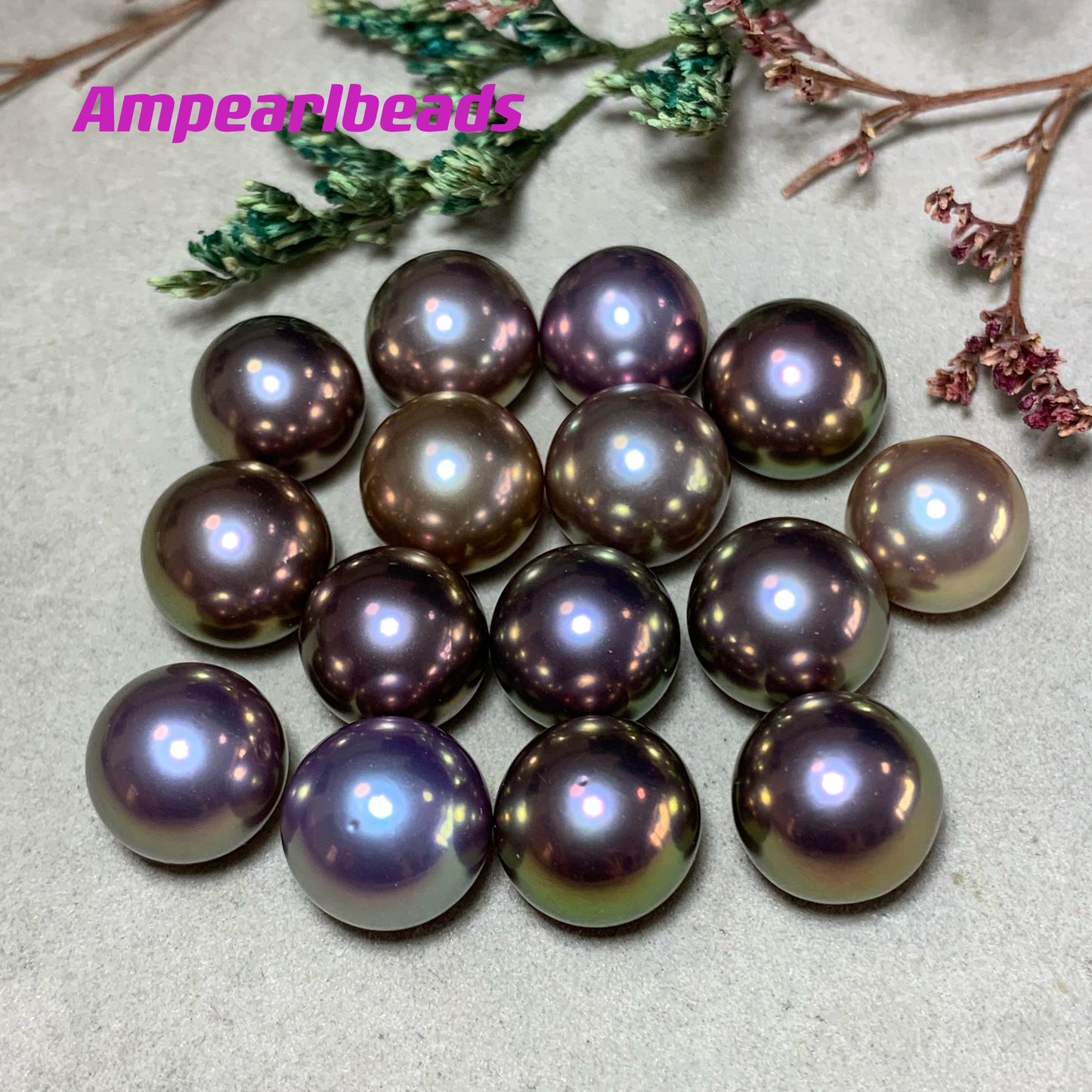 Gemstone or Glass Beads with Silver Core from Ampearlbeads Live Streaming