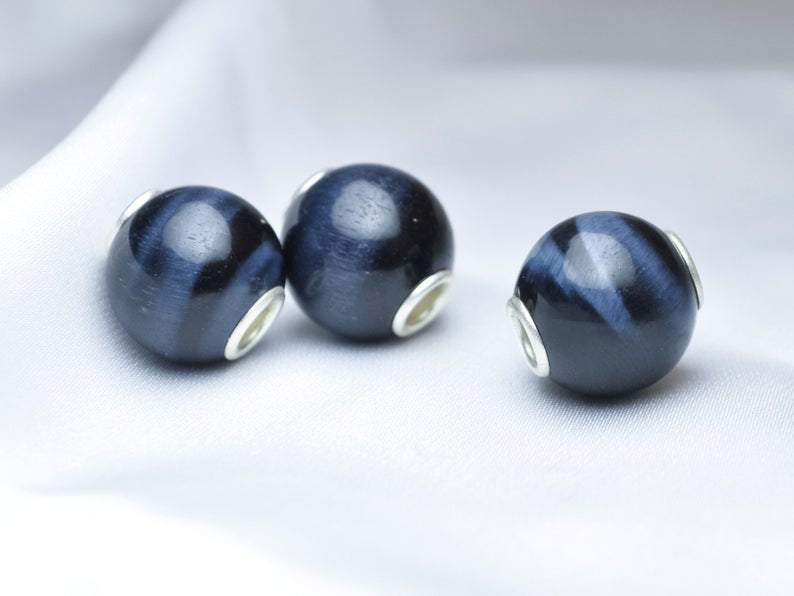 Tiger's Eye Mini Round Beads Red Brown Blue or Yellow Tiger's Eye Beads Ampearlbeads