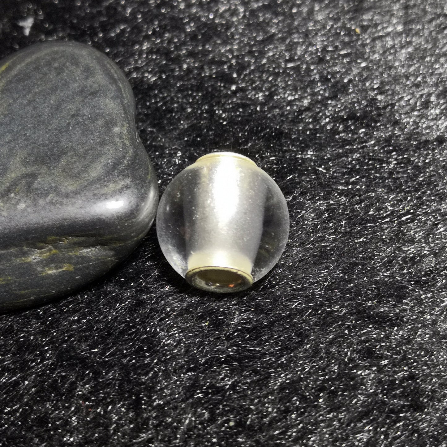 White Amethyst Mini Round Bead 4
