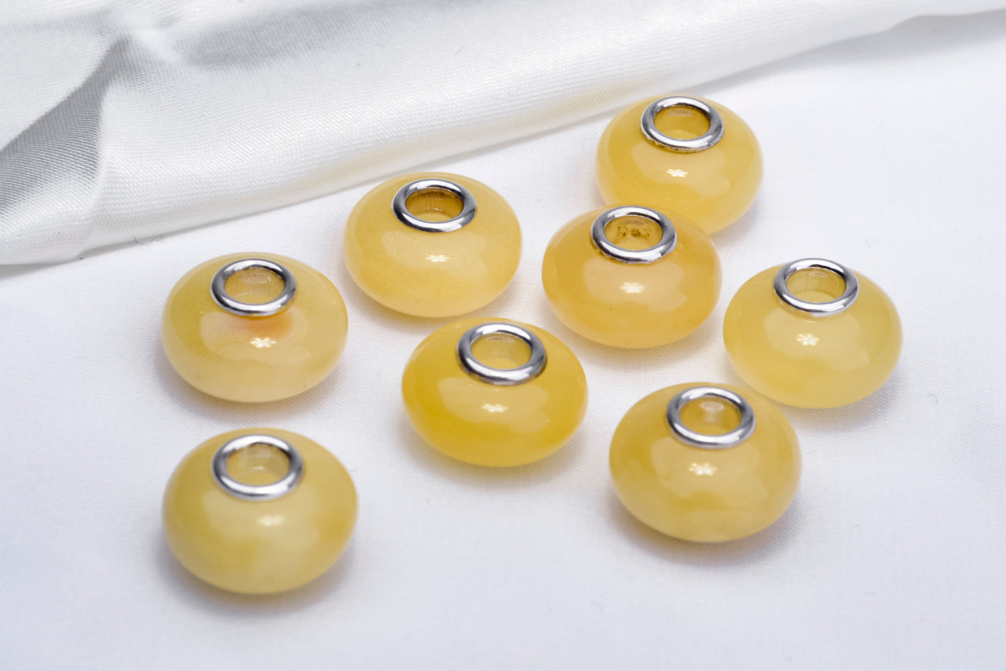 yellow amber 14-15mm 6