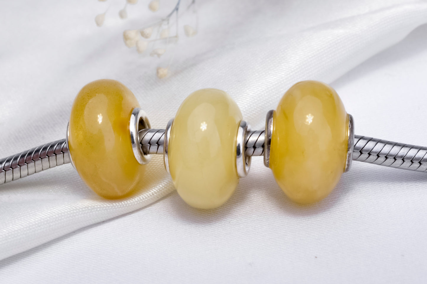 yellow amber 14-15mm 4