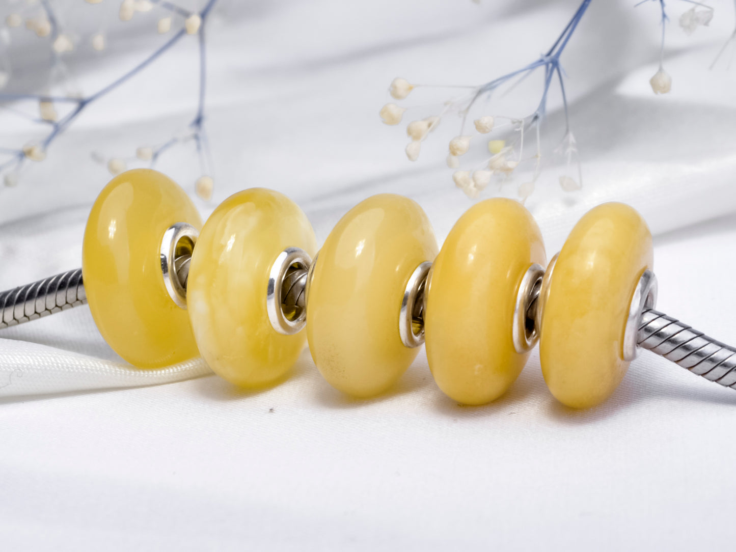 yellow amber 15.5-16.5mm 4