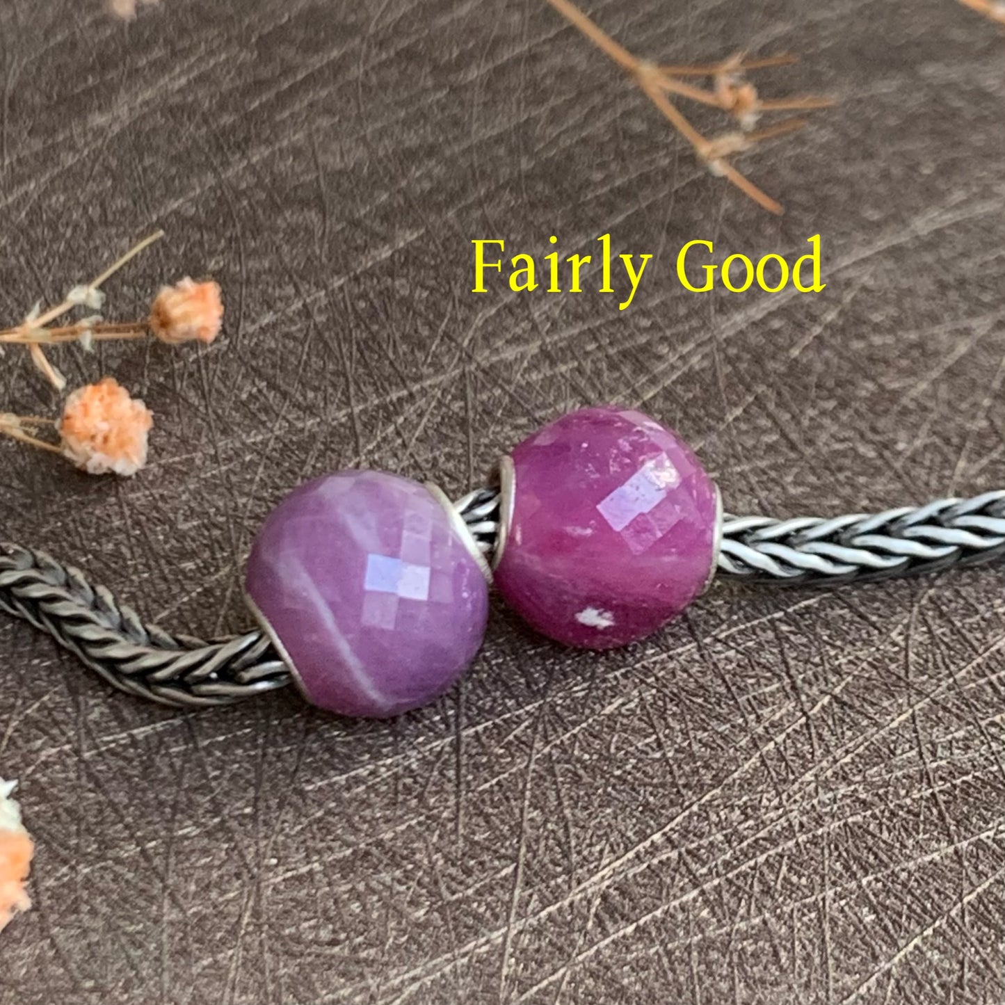 Elegant Faceted Mini Round Ruby Beads Corundum Beads Natural Gemstone Hand Made Beads Artisan Beads Fit for European Bracelets and Bangles