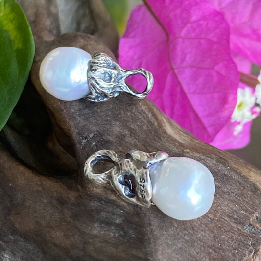 Ampearlbeads Pearl Charms Beads Dangles with Small Core for European Bracelets and Bangles