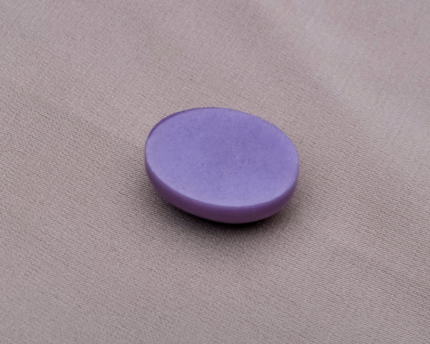 Natural Smooth Purple Mica Ring Surface Genunie Jewellery
