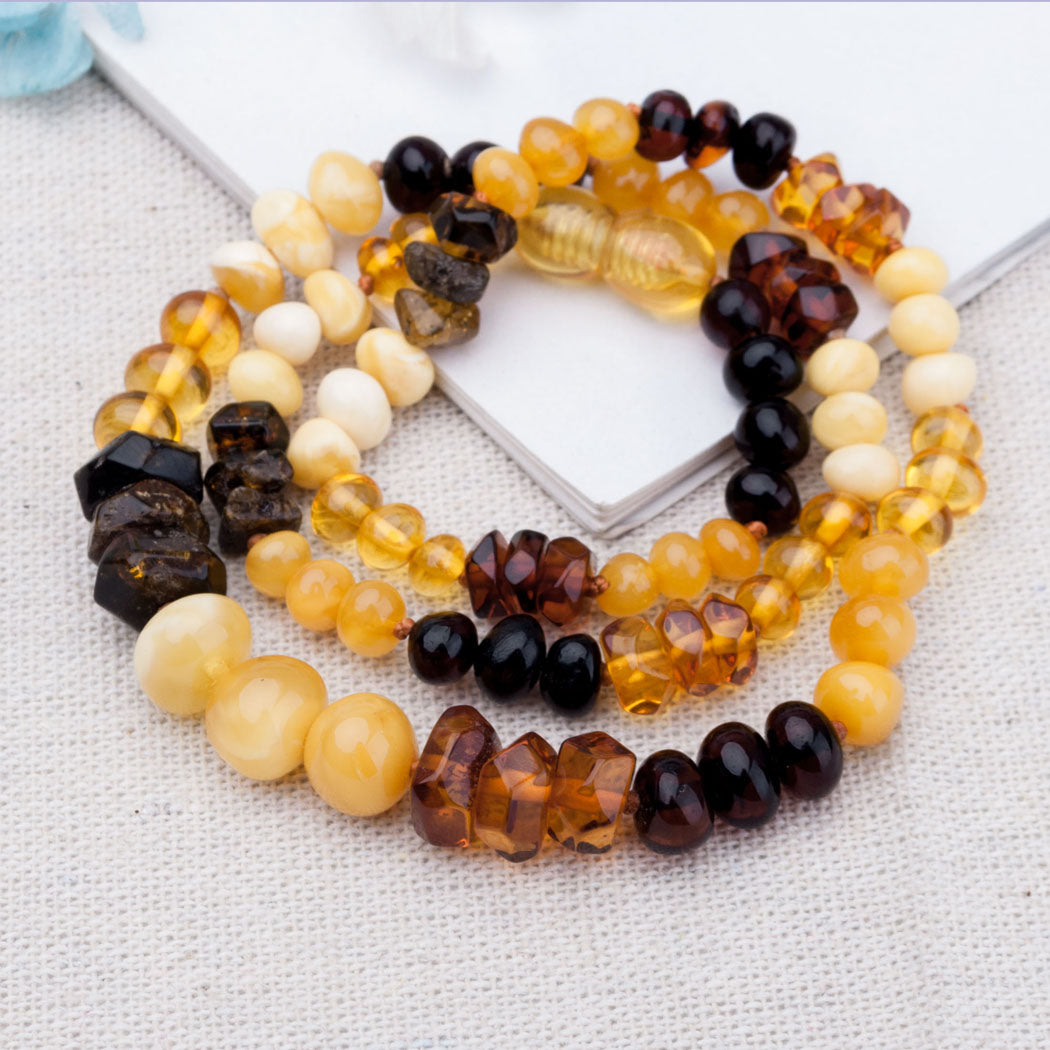 teething amber necklace
