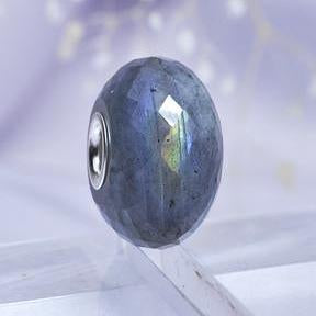 Ampearlbeads Faceted Non-Transparent Labradorite Gemstone6