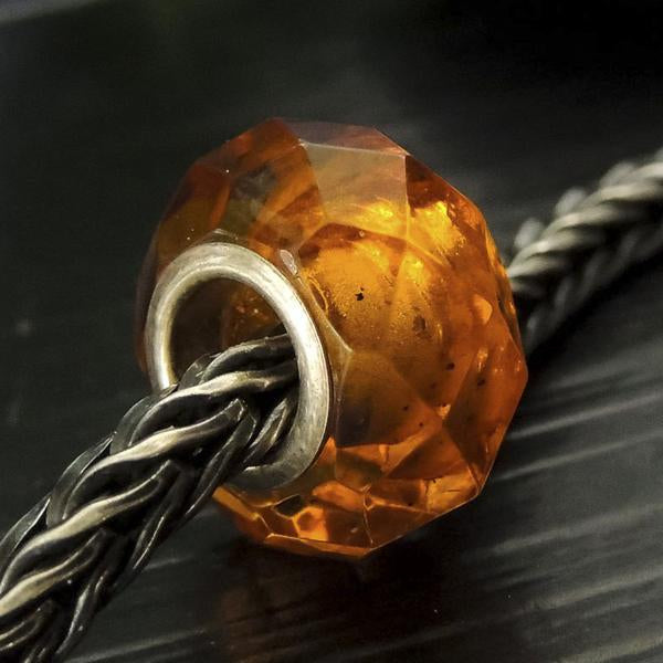 Cognac Amber Charm Faceted1