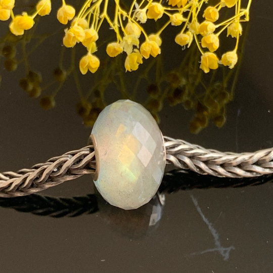 Faceted Flashy Labradorite beads size ~14mm Transparent Gemstone Artisanbeads For Trollbeads Bracelet Bangle