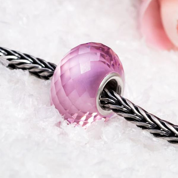 Faceted Pink Zircon Bead 2
