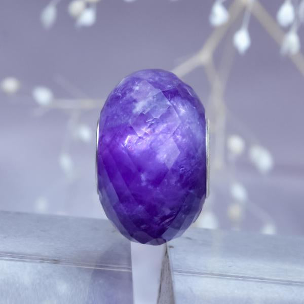 Faceted Purple Amethyst Bead 3