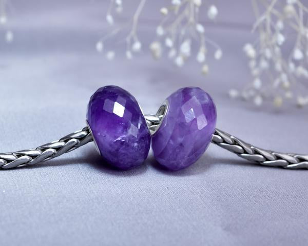 Faceted Purple Amethyst Bead 4