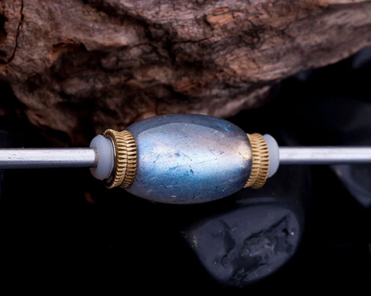 Labradorite Stone Steam Bead fits European Charms Bracelets Wedding Gift for Women