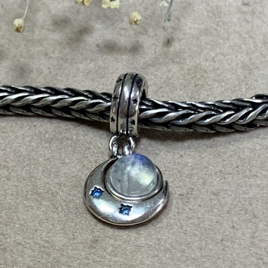 Zirconia Jar Charm for Bracelet (Silver) – Popular J