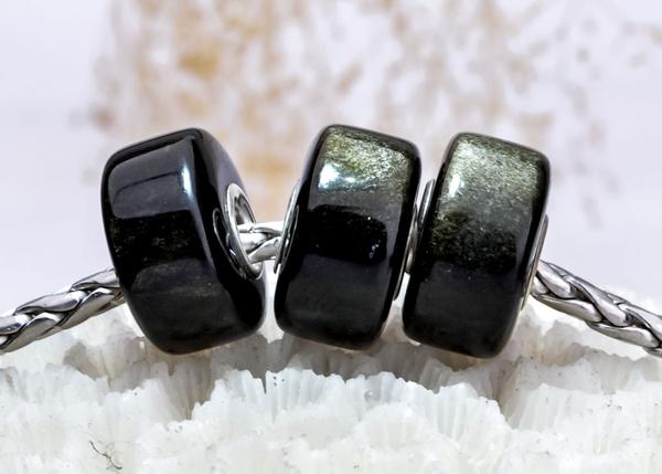 Polished Obsidian Gemstone Golden Sheen 3
