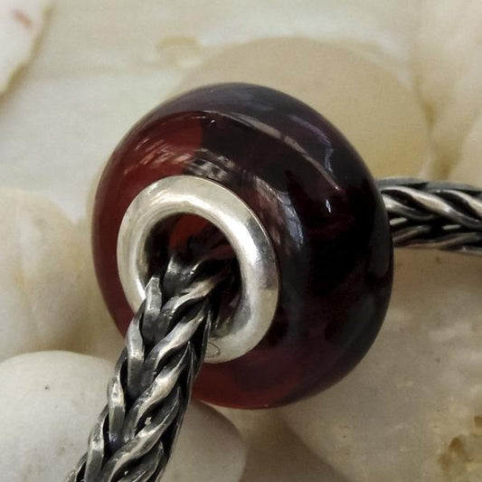 Smooth Cherry Amber Baltic Bead 