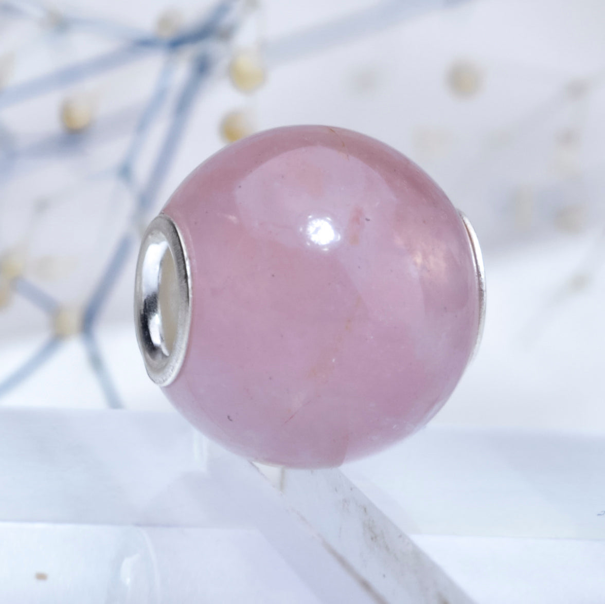 Rose quartz (or pink crystal)